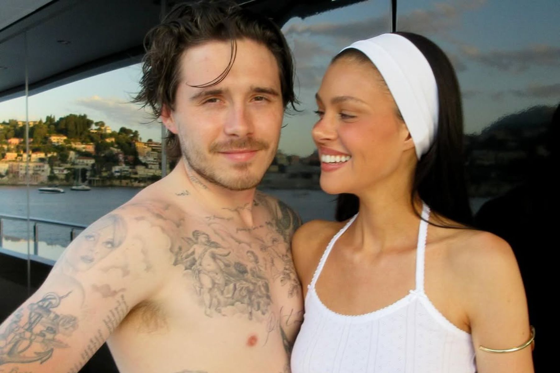 Brooklyn Beckham toma atitude após comentário ofensivo sobre a esposa