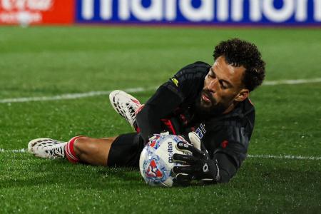 Goleiro Vozinha no jogo entre Colo-Colo e Unión Española