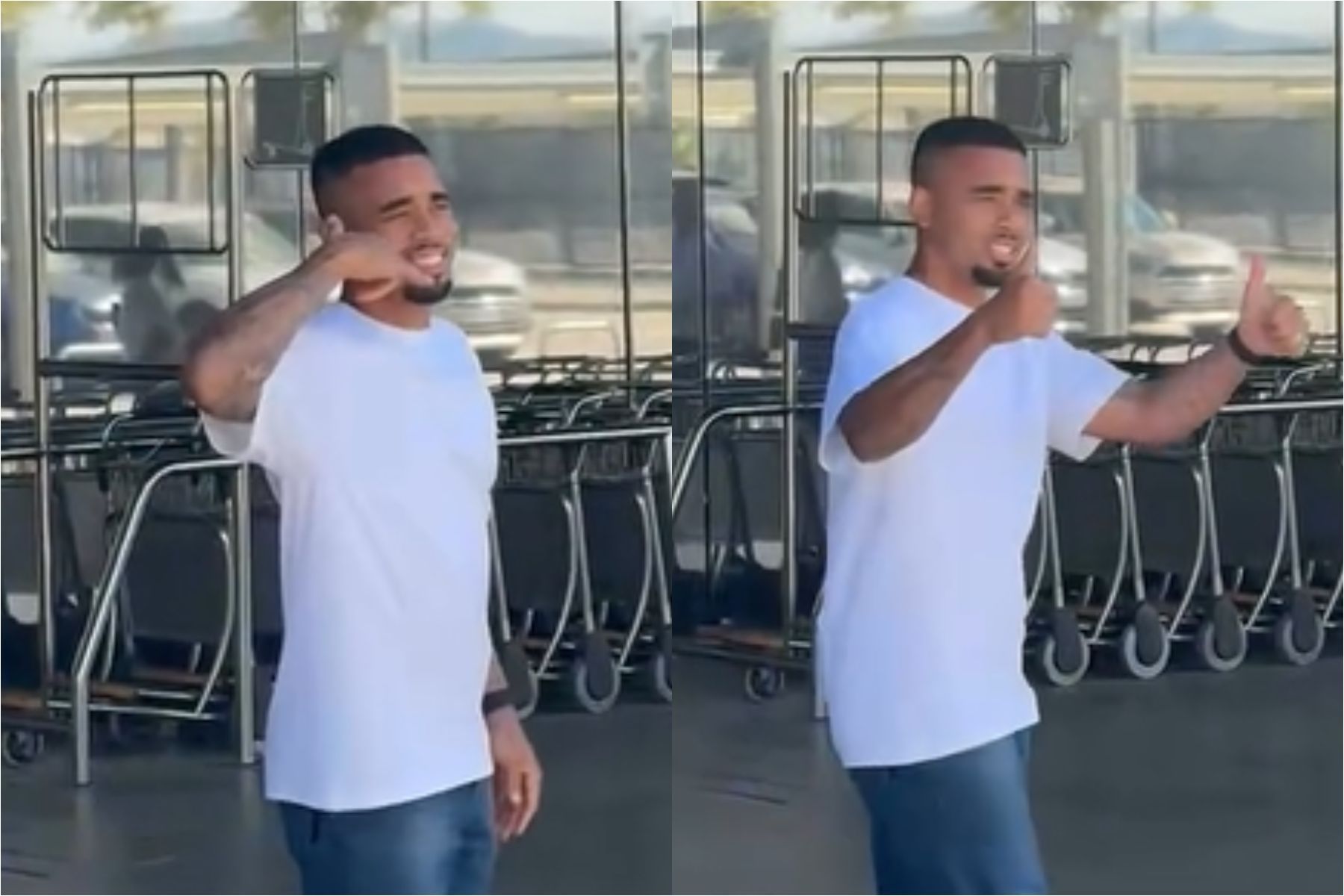 De saída do Arsenal, Gabriel Jesus desembarca em Barcelona para assinar contrato