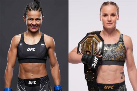 Natália Silva e Valentina Shevchenko se entranraão no UFC 332