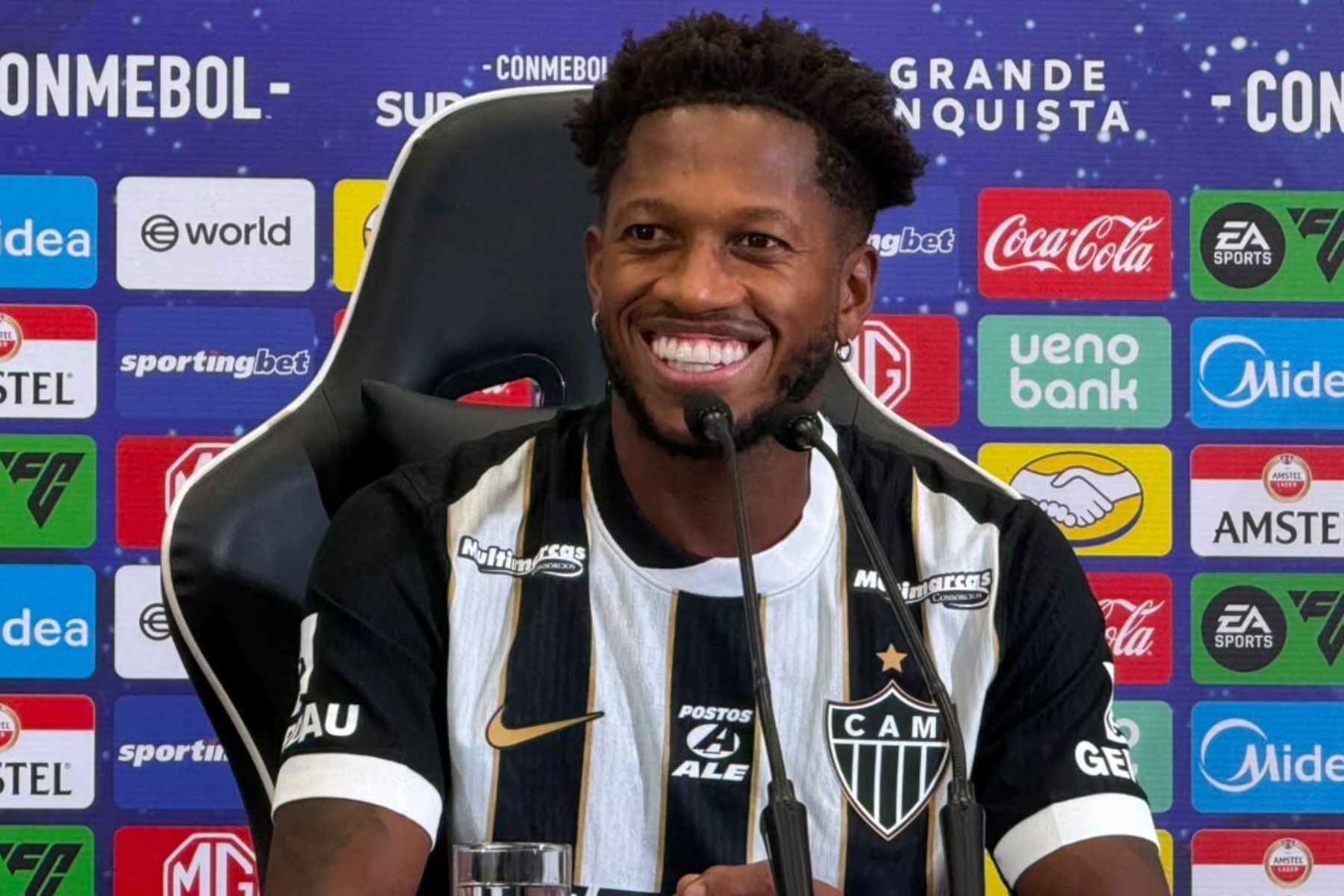 Fred marca data para estrear pelo Atlético e manda recado sobre clássico