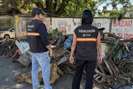 Foram recolhidos 1.620 quilos de materiais no Centro, incluindo o Hipercentro, e outros 1.350 quilos na Lagoinha
