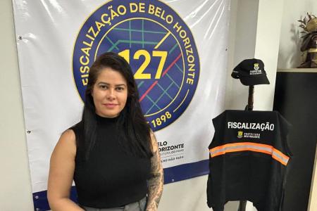 Subsecretária de Fiscalização da Secretaria Municipal de Política Urbana, Iara França - Foto Fabiano Frade • Itatiaia/Fabiano Frade