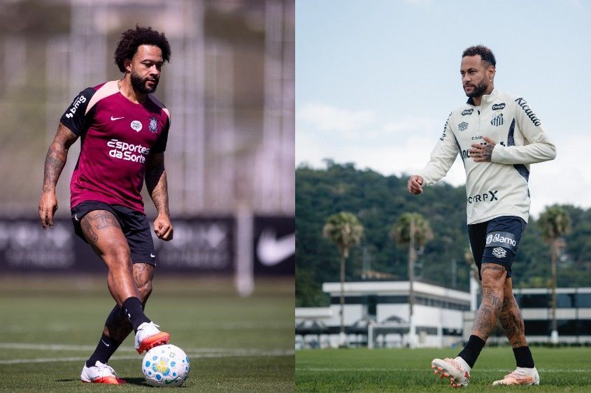 Corinthians e Santos se enfrentam por recuperação no Brasileirão