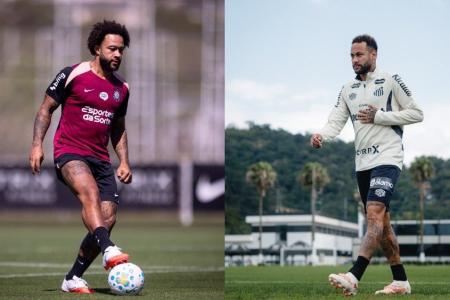 Memphis Depay e Neymar se enfrentarão em Corinthians x Santos