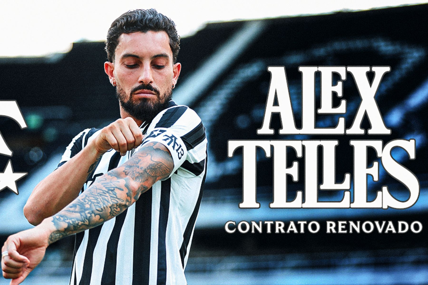 Botafogo anuncia a renovação com Alex Telles; veja nova duração