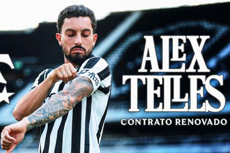 Alex Telles já soma 100 partidas pelo Botafogo