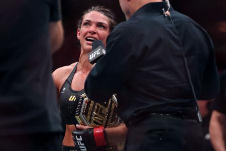 Brasileira Mackenzie Dern deu pouca chance para a desafiante canadense