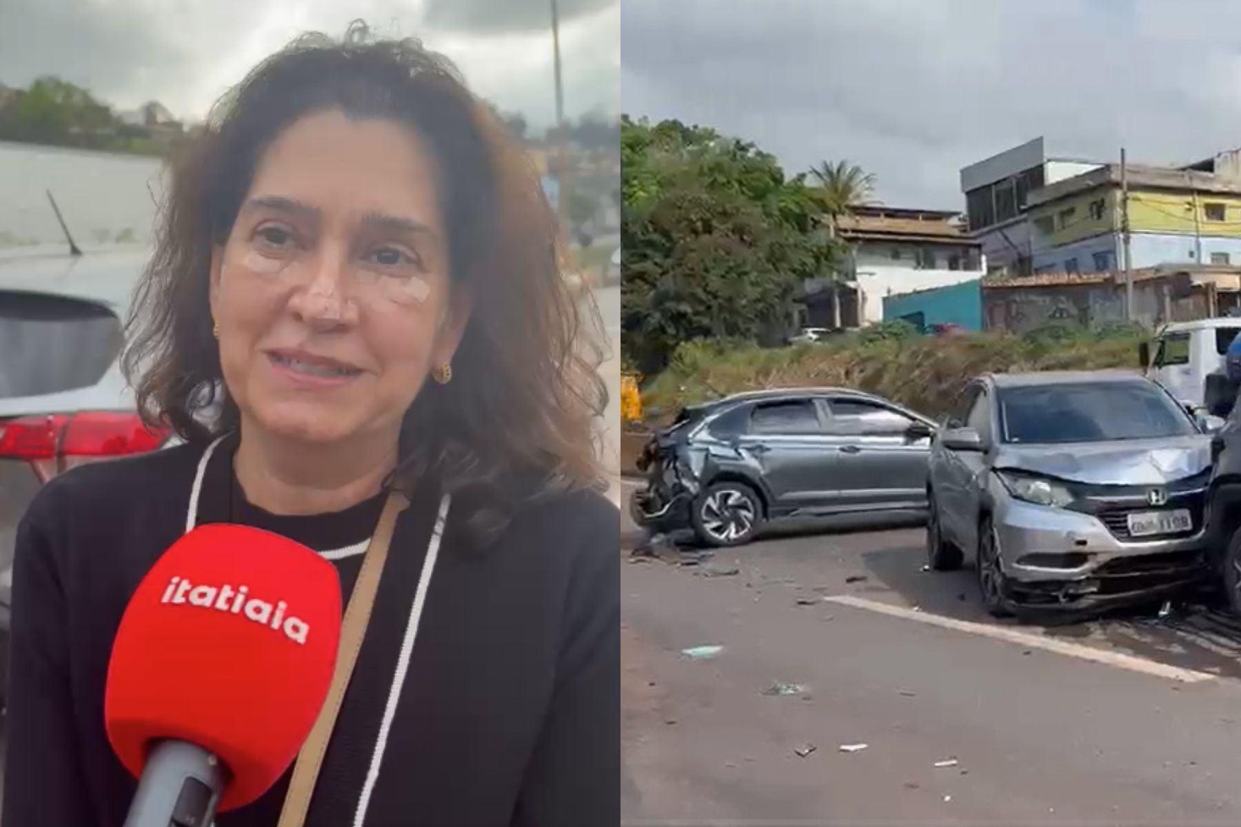 Anel Rodoviário de BH: motorista relata momento que carro foi atingido por carreta