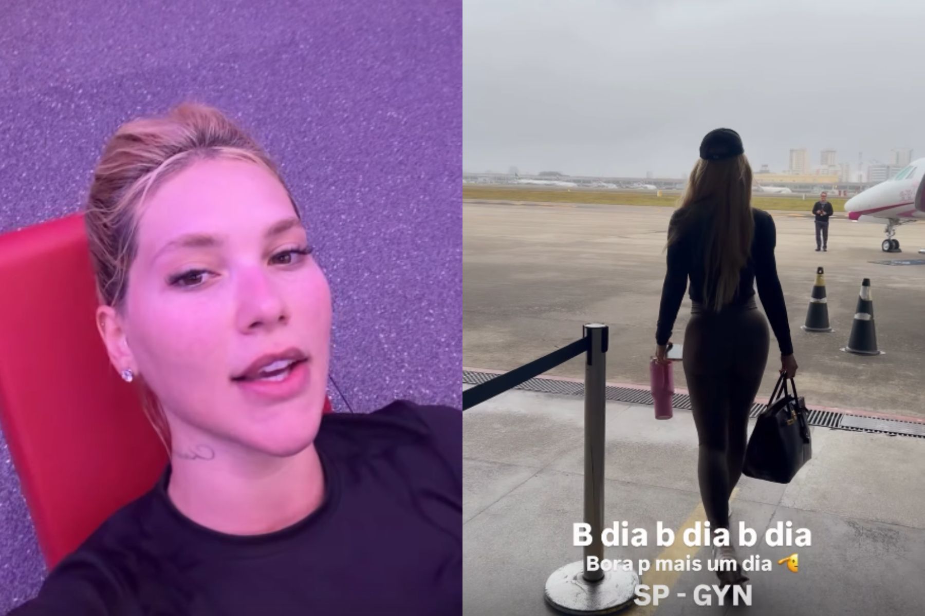 Virginia faz bate-volta de jatinho para treinar em sua academia, e web se revolta