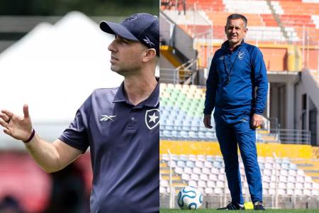 Rodrigo Bellão e Horacio Melgarejo comandam as equipes no duelo no Nilton Santos