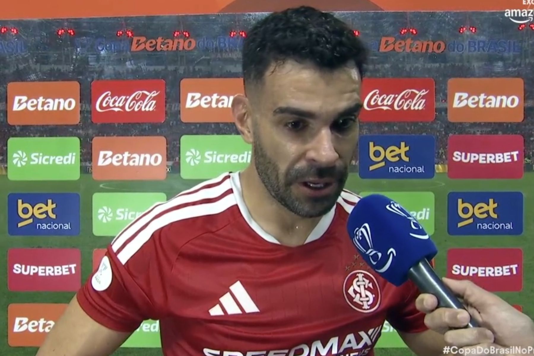Bruno Henrique lamenta empate do Inter contra o Grêmio: 'Chateado'