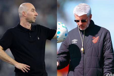 Rodrigo Bellão e Odair Hellmann comandam as equipes que duelam nesta segunda-feira