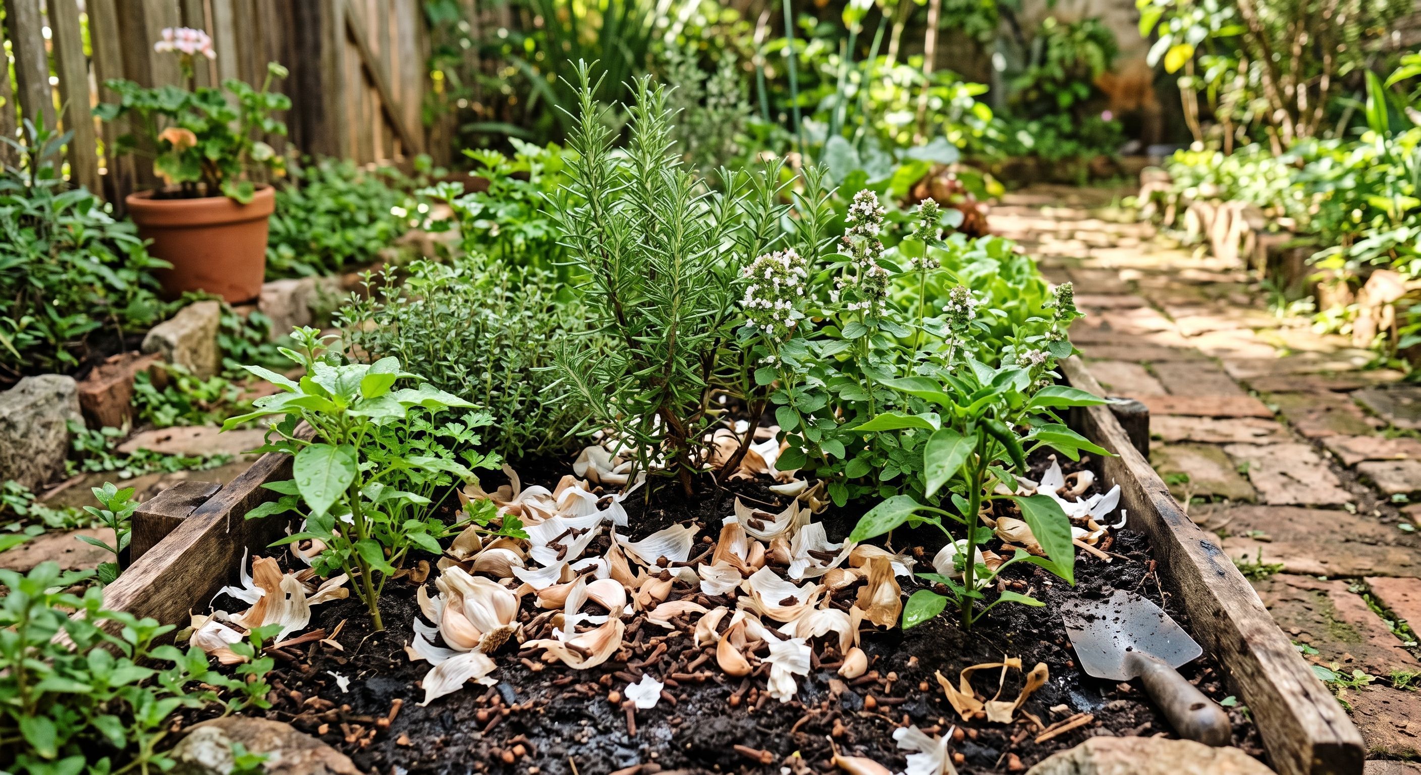 Cascas de alho com cravo no quintal podem salvar suas plantas; como funciona e para que serve