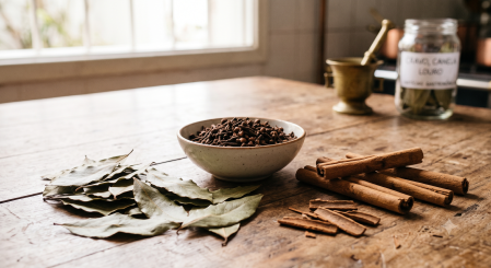 Veja os benefícios de utilizar louro, cravo e canela para aromatizar o ambiente