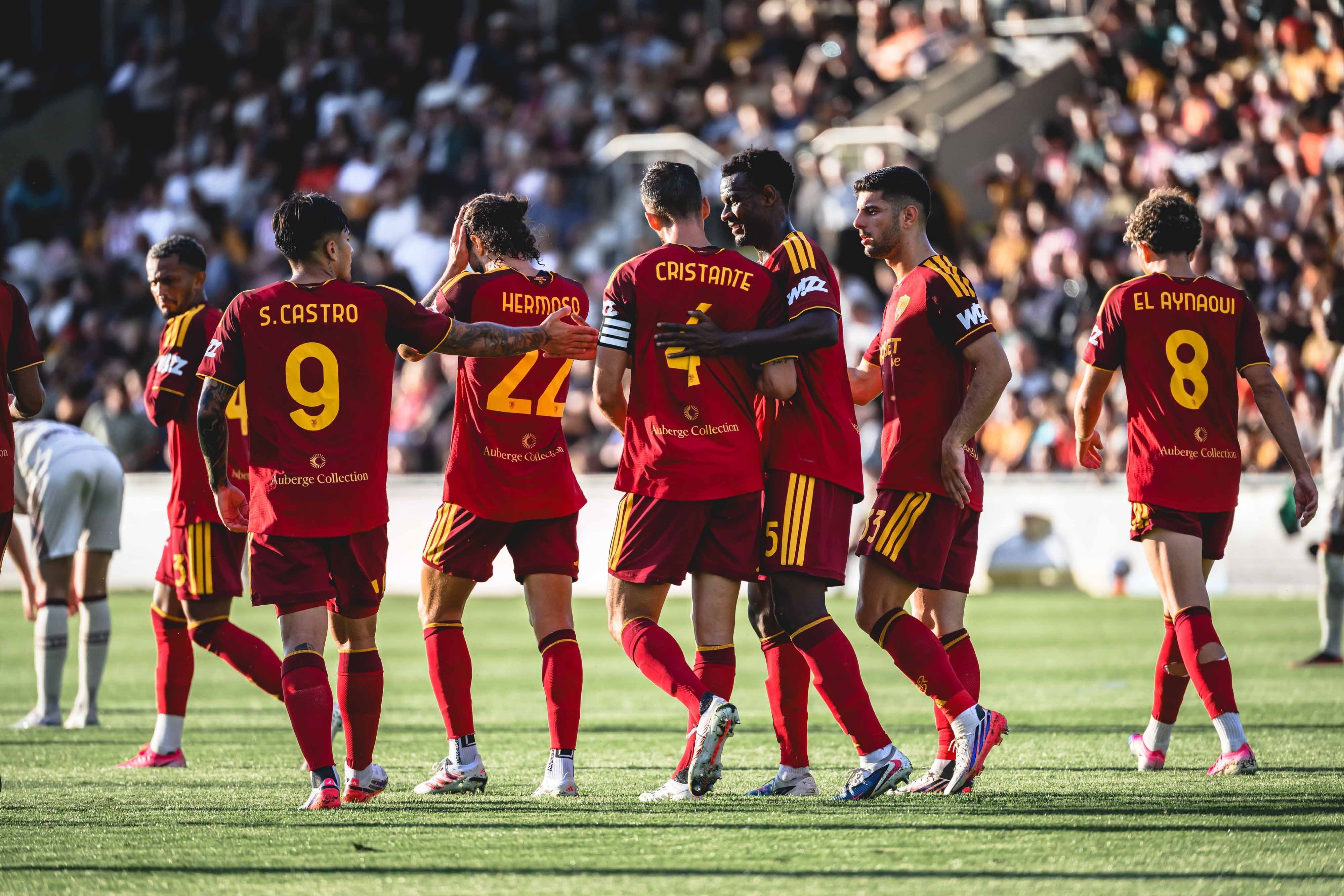 Roma goleia Newport Country no antepenúltimo teste antes do Italiano