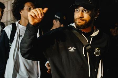 Neymar antes de Remo x Santos