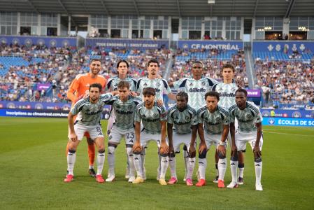 Time do New England Revolution contra o Montréal Impact em 2026
