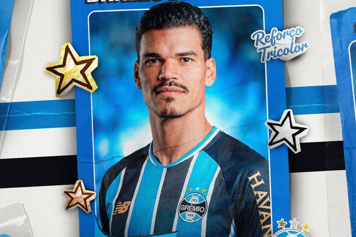 Grêmio anuncia contratação de volante ex-Palmeiras e multicampeão pelo Botafogo