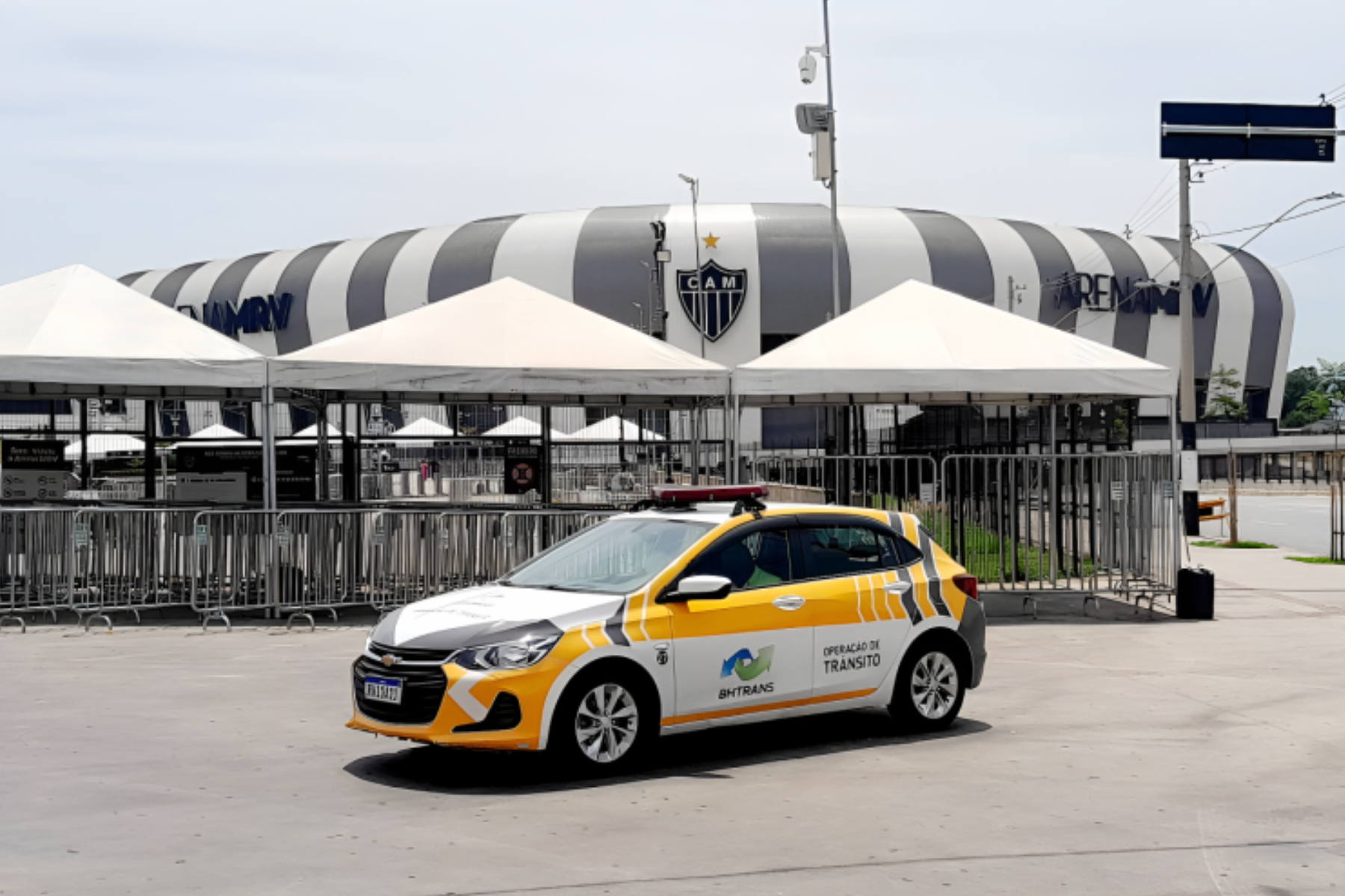 PBH faz operação especial de trânsito e transporte para Atlético x Bragantino na Arena MRV
