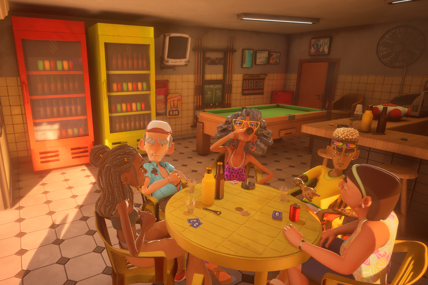 O jogo do boteco brasileiro: truco e sinuca chegam ao CAPOTE em atualização
