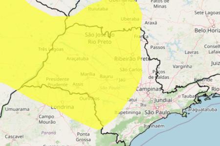 Vendaval pode atingir 426 cidades de SP; veja a lista