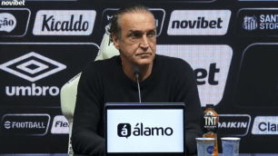 Cuca lamenta falta de pontaria do Santos, mas elogia atuação coletiva: ‘Grande partida’