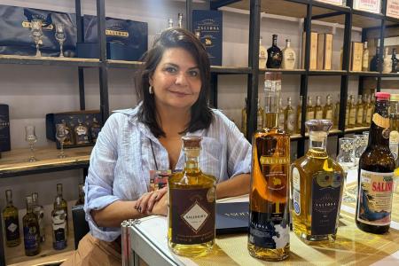 Leila Sarmento das cachaças Valiosa e Salineira • Giullia Gurgel/ Itatiaia