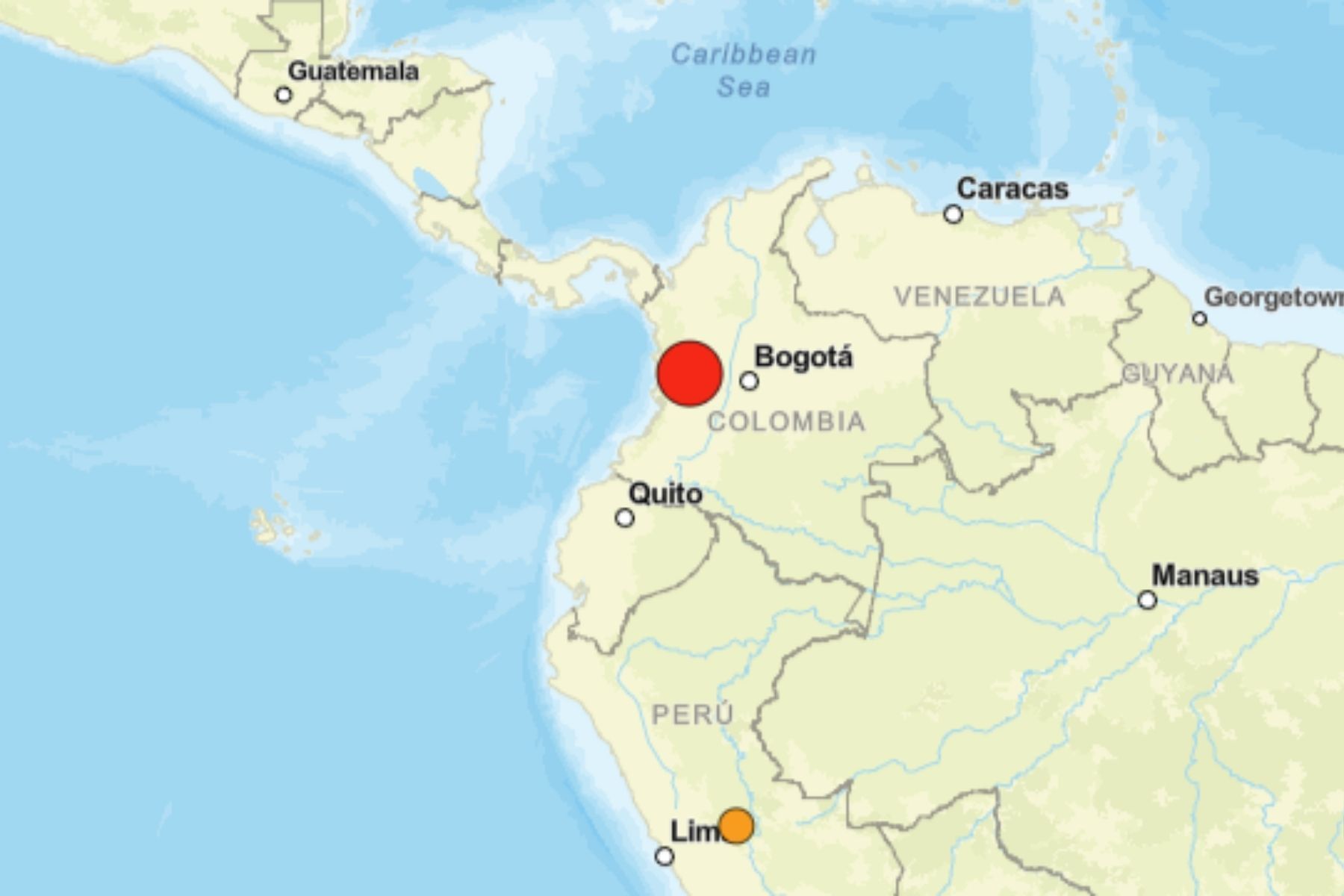 Terremoto de magnitude 7,4 atinge a Colômbia