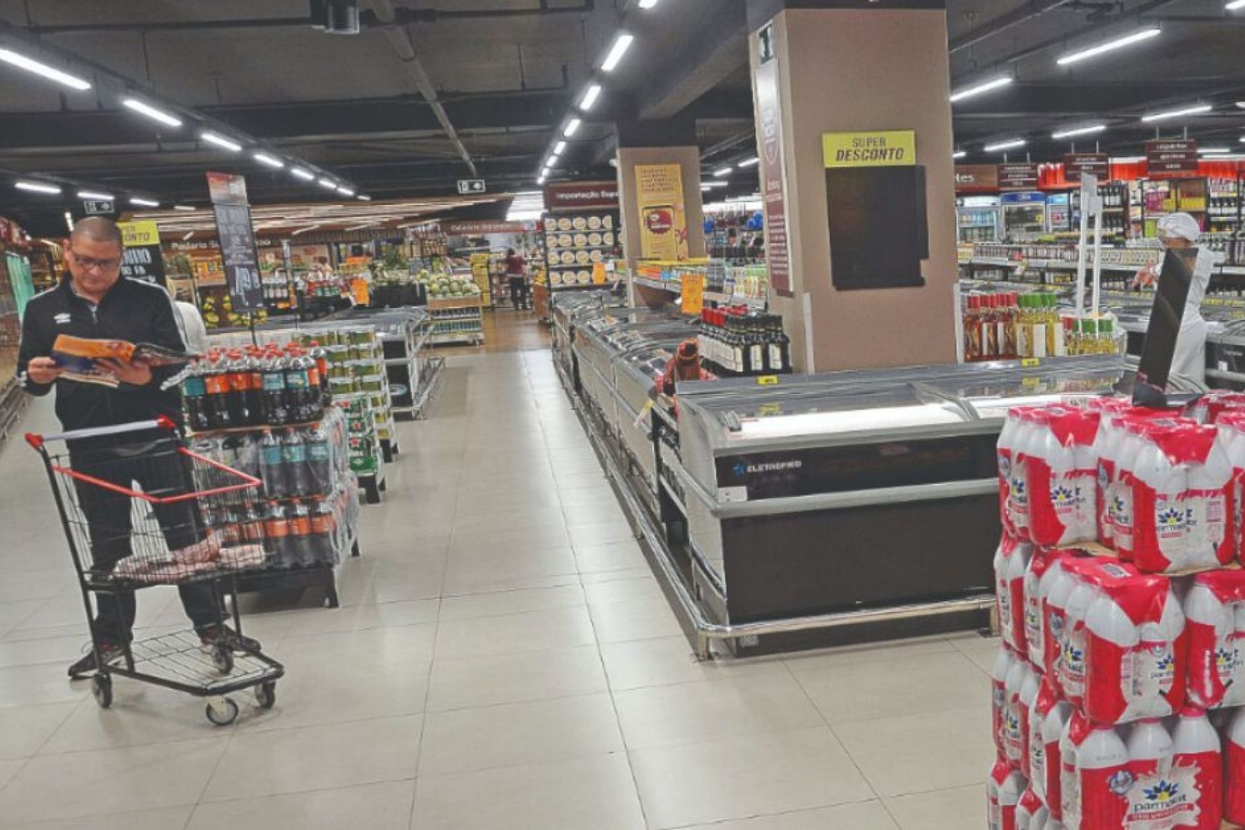 Consumo nos supermercados de Minas Gerais sobe 2,85% no primeiro semestre