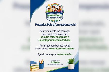 Escola em Ribeirão das Neves onde criança teria morrido engasgada suspende aulas • Imagem cedida