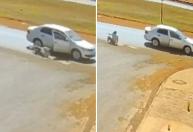 Vídeo: mulher se joga de carro em movimento após ser ameaçada pelo marido