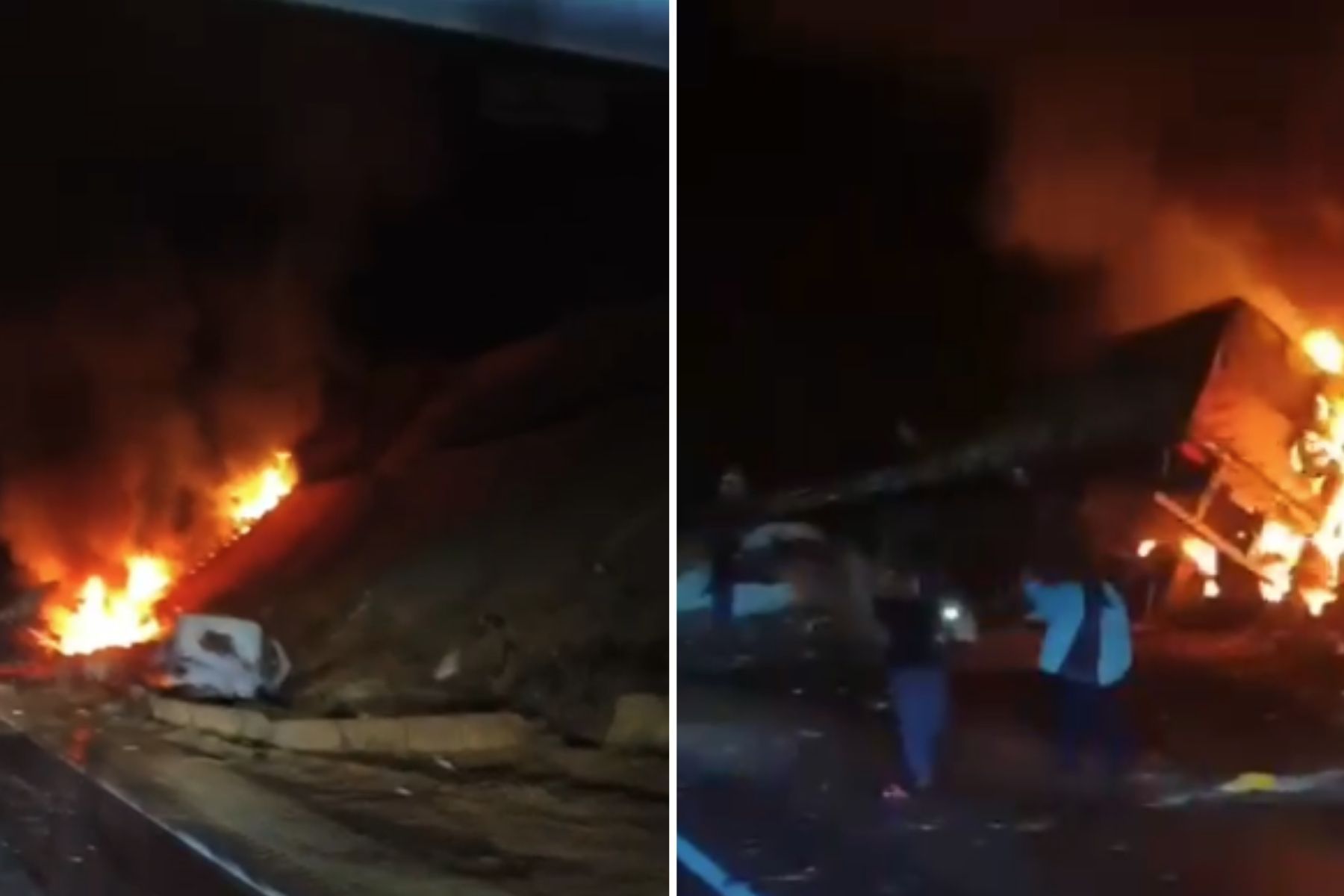 Carreta perde controle e tomba na Fernão Dias na Serra de Igarapé