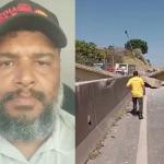 ‘Livramento’, diz caminhoneiro que escapou de queda de passarela na Fernão Dias