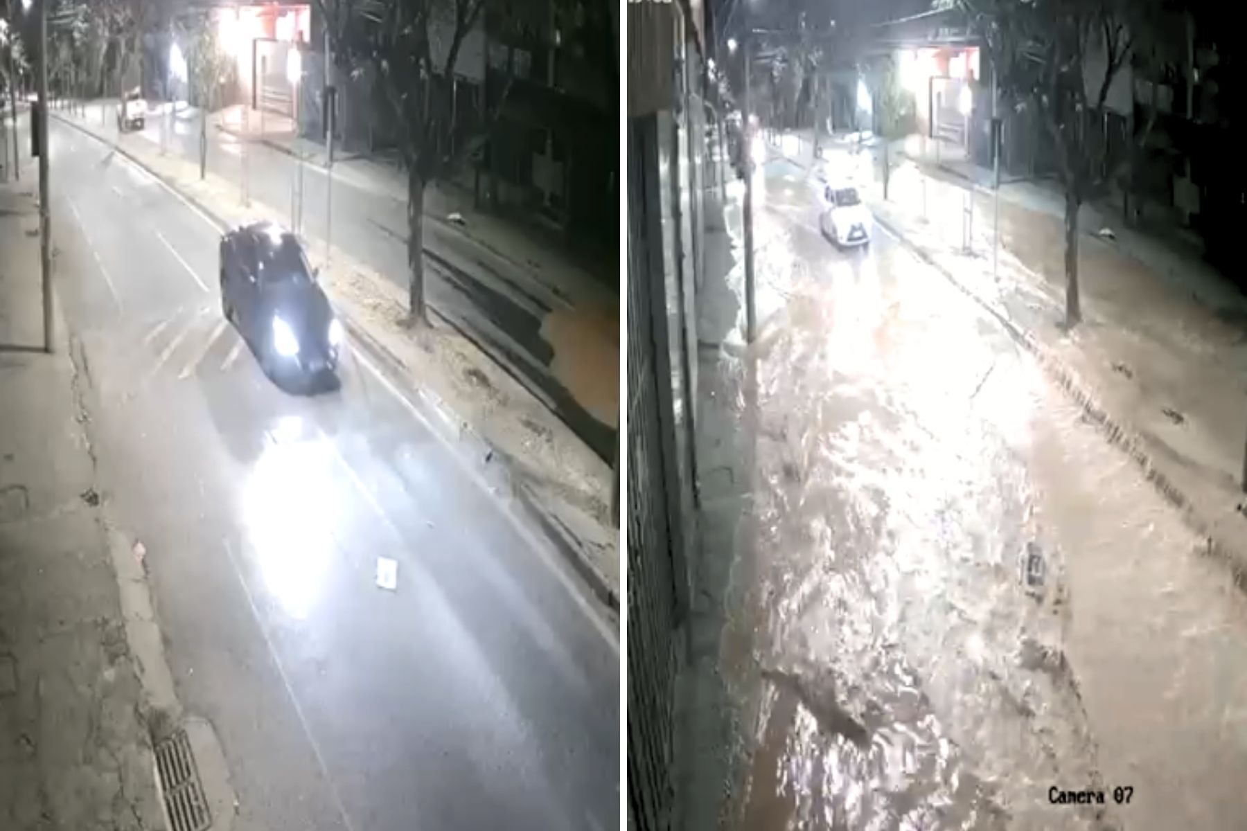 Veja momento em que adutora da Copasa rompe e alaga Av. Barão Homem de Melo