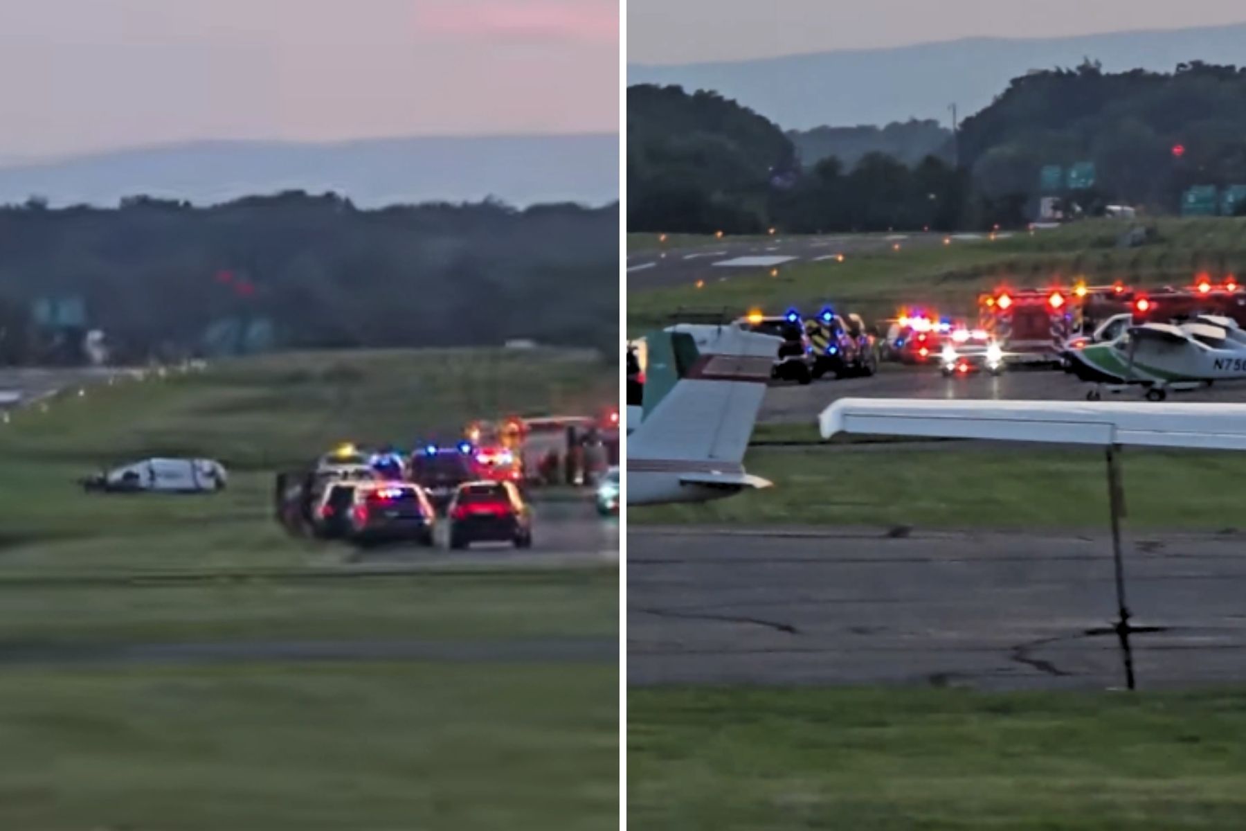 Piloto morre em colisão entre avião e helicóptero da polícia nos EUA