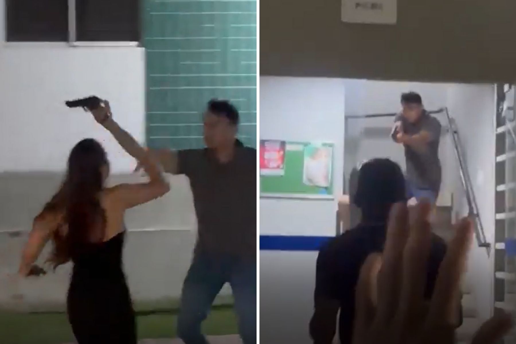 Vídeo: homem aponta arma para jovem durante briga em condomínio no Piauí