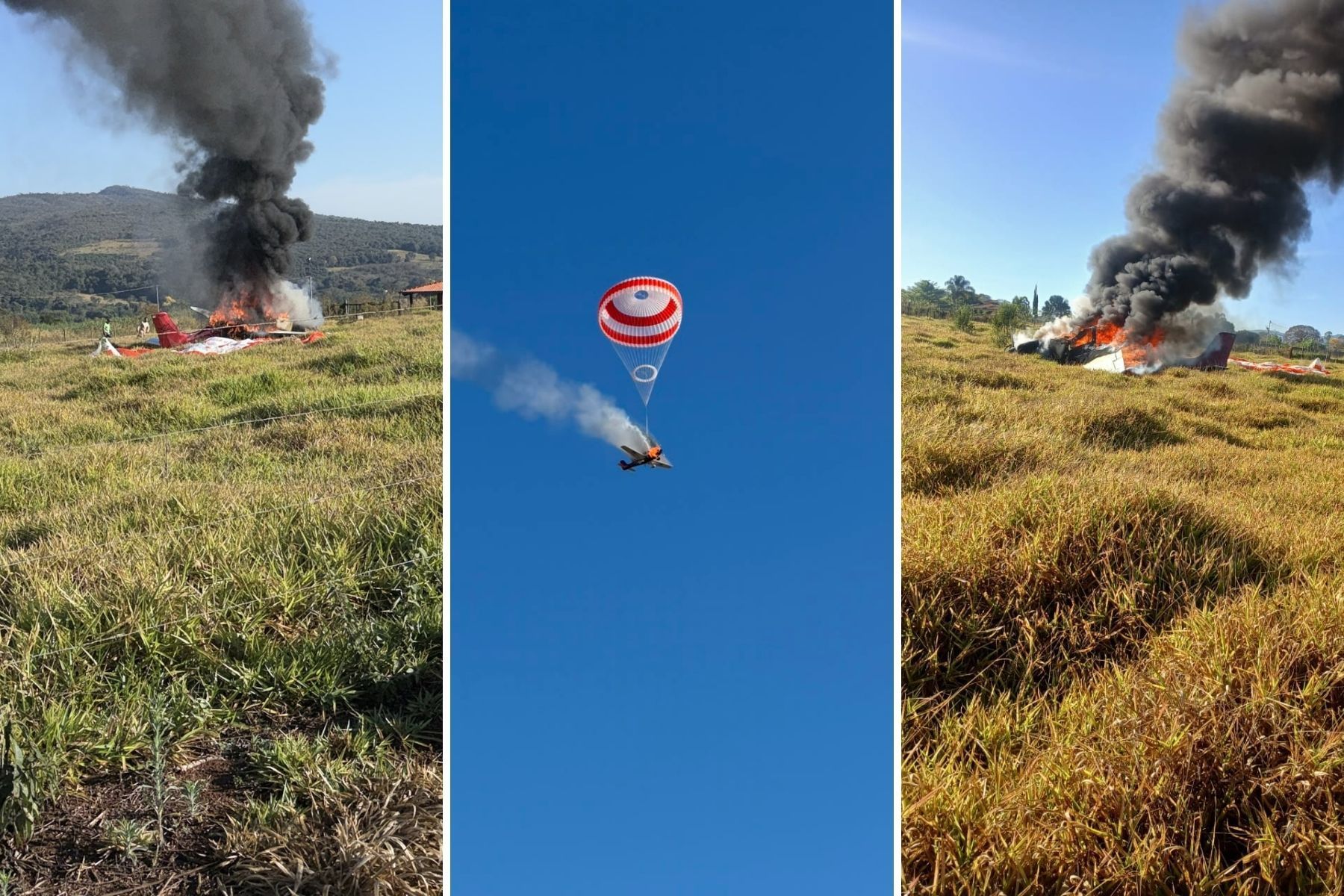 Avião monomotor viajou ao RJ um dia antes de cair na Grande BH