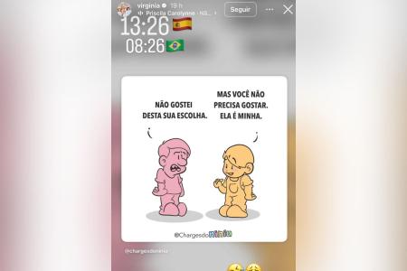 Arte compartilhada por Virgínia Fonseca • Reprodução
