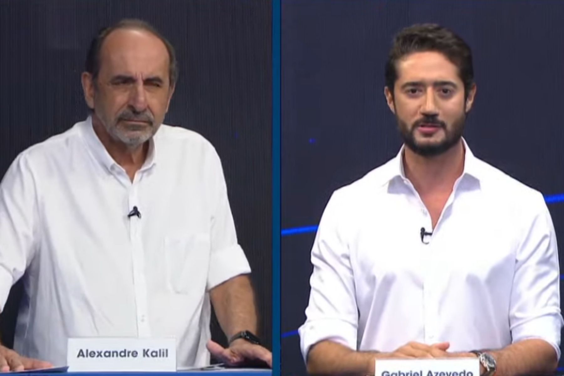 Xingamentos e ameaça de agressão: a briga entre Kalil e Gabriel durante debate da Band