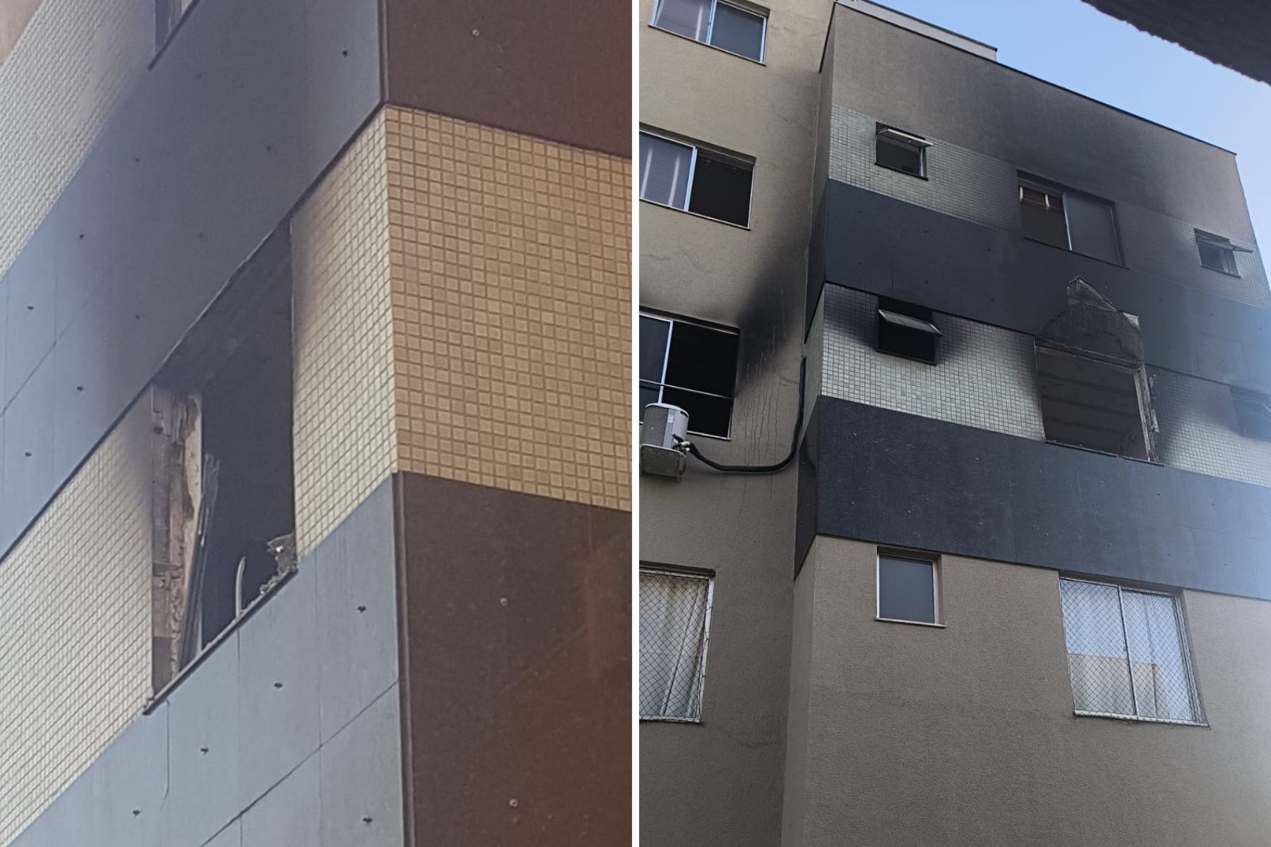 Apartamento pega fogo em BH, prédio é evacuado e quatro pessoas recebem atendimento