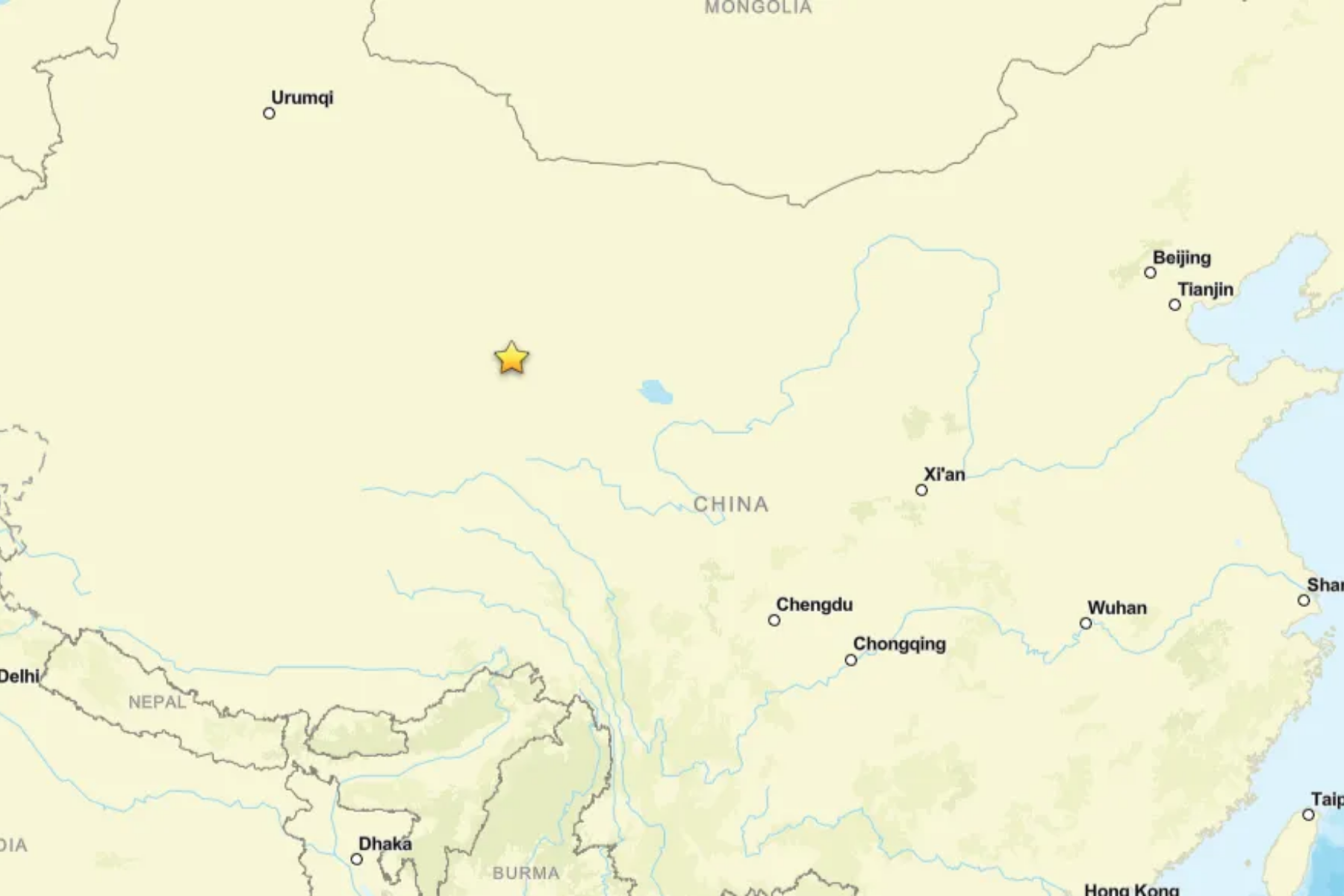 Terremoto de magnitude 5,9 atinge região montanhosa da China