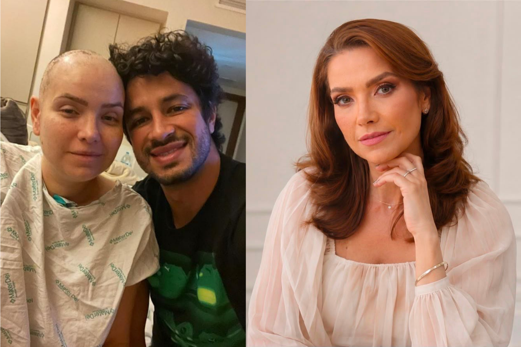 Depois de tratar câncer, esposa de ex-zagueiro do Cruzeiro, Camila Campos retoma carreira