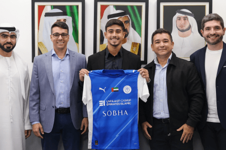 Lucas Louback, atacante revelado pelo Atlético, foi apresentado pelo Al Nasr, dos Emirados Árabes Unidos