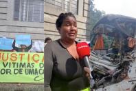 Moradores da Vila Acaba Mundo protestam contra empresa de ônibus após acidente em Petrópolis
