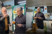 Promessa feita em 1996 é cumprida: bar de BH abre garrafa de whisky após 30 anos