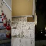 Vídeo: guimba de cigarro provoca incêndio em apartamento e deixa dois feridos em BH