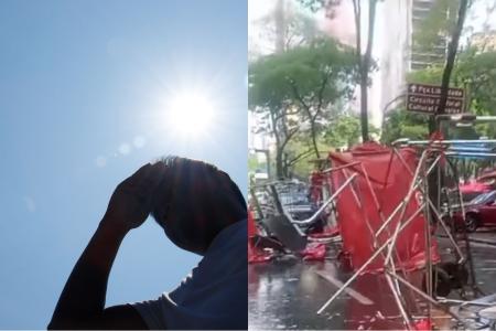 BH registra 35,4°C em dia de temporal e tem maior temperatura do ano