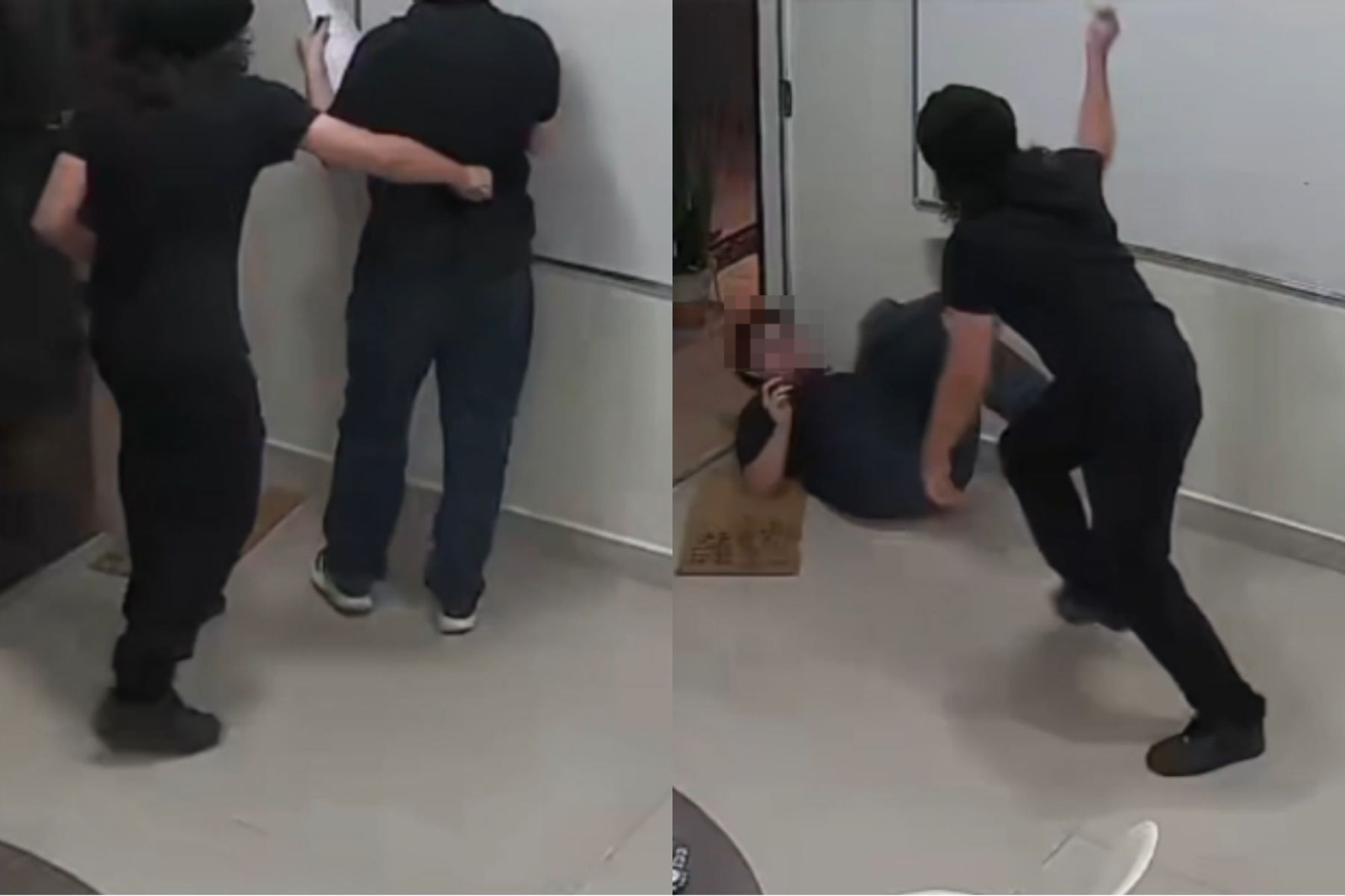 Adolescente de 14 anos esfaqueia professor durante aula em Manaus; veja vídeo