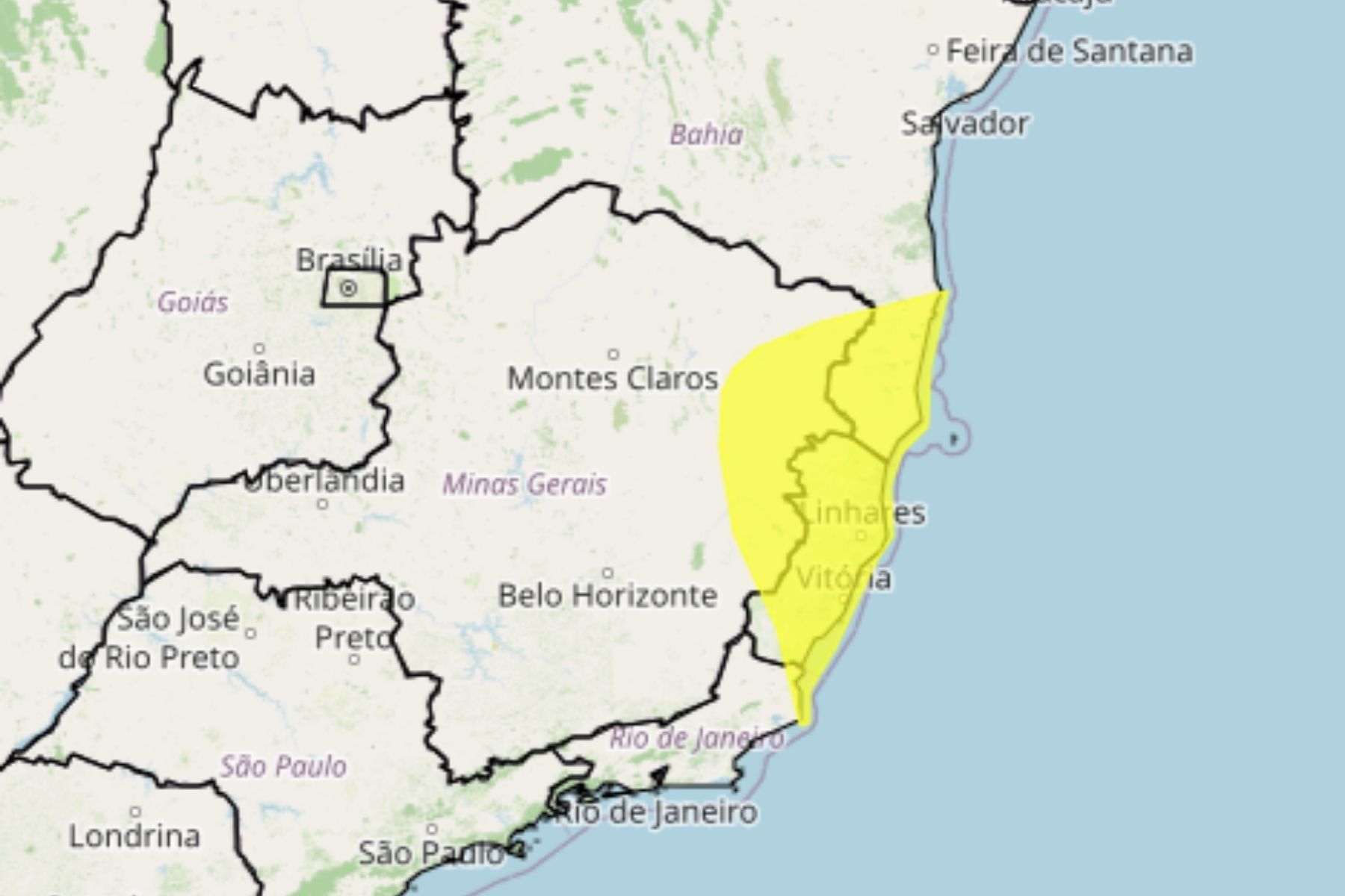 INMET emite alerta de vendaval para 96 cidades de Minas Gerais; veja quais